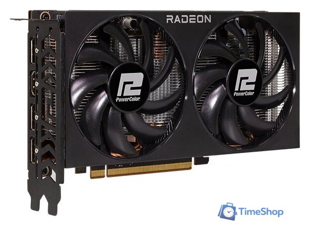 Видеокарта PowerColor Fighter Radeon RX 7600 8GB GDDR6 RX 7600 8G-F - Изображение №6 — Интернет-магазин Time-Shop