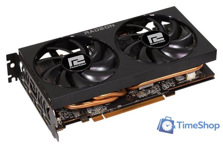 Видеокарта PowerColor Fighter Radeon RX 7600 8GB GDDR6 RX 7600 8G-F - Изображение №4 — Интернет-магазин Time-Shop