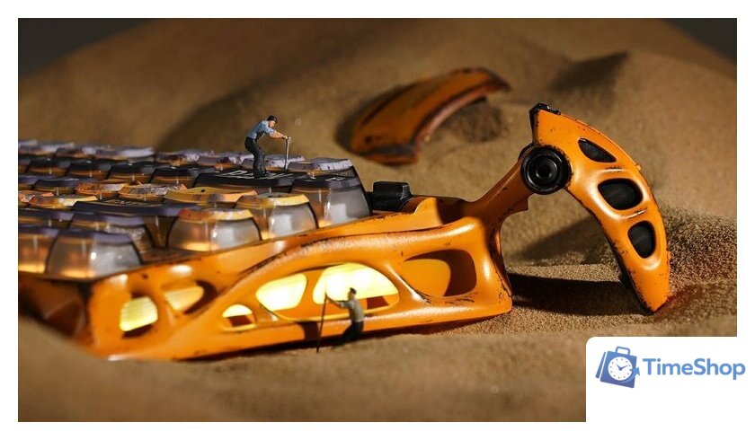 Клавиатура Gravastar Mercury K1 Pro Special Edition Battle-Worn Yellow (GravaStar x Kailh Speedy Mint) - Изображение №10 — Интернет-магазин Time-Shop