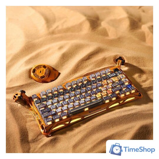 Клавиатура Gravastar Mercury K1 Pro Special Edition Battle-Worn Yellow (GravaStar x Kailh Speedy Mint) - Изображение №4 — Интернет-магазин Time-Shop