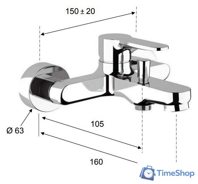 Смеситель Remer Winner W 05 - Изображение №2 — Интернет-магазин Time-Shop