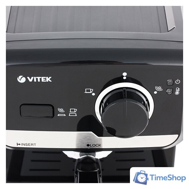Рожковая кофеварка Vitek VT-1502 BK - Изображение №7 — Интернет-магазин Time-Shop