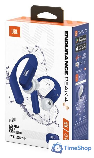 Наушники JBL Endurance Peak 4 (синий) - Изображение №8 — Интернет-магазин Time-Shop