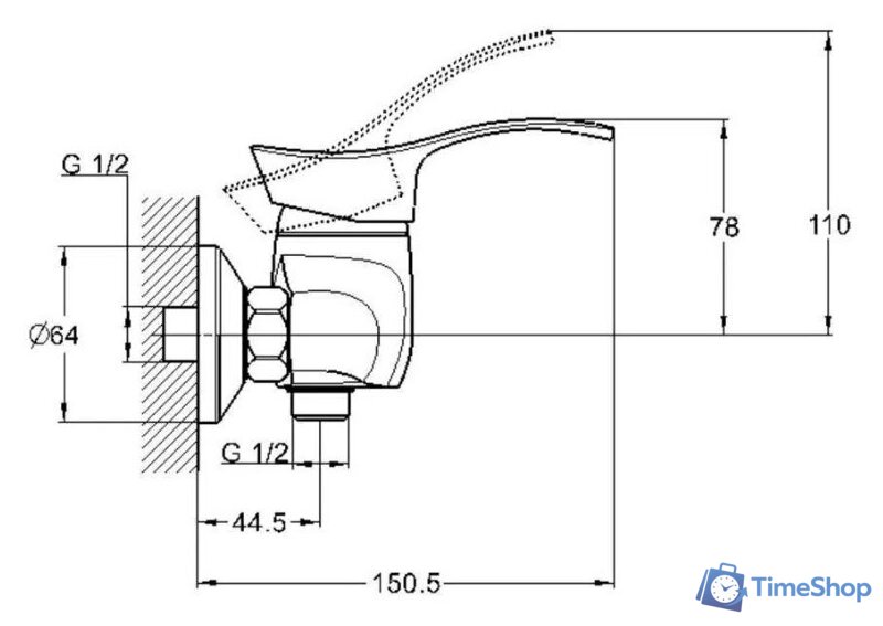 Смеситель Econoce EC0362 - Изображение №7 — Интернет-магазин Time-Shop