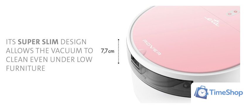 Робот-пылесос ETA Rover 1248 90030 (розовый) - Изображение №8 — Интернет-магазин Time-Shop