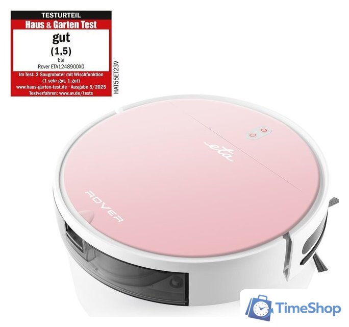 Робот-пылесос ETA Rover 1248 90030 (розовый) - Изображение №6 — Интернет-магазин Time-Shop