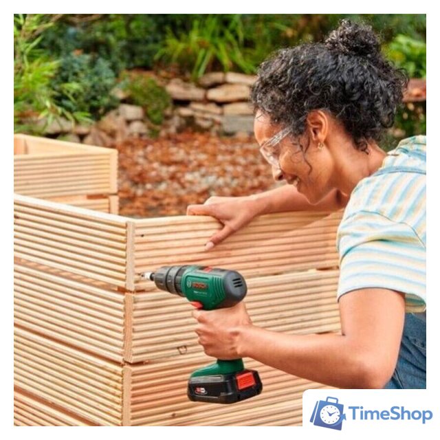 Ударная дрель-шуруповерт Bosch EasyImpact 18V-40 06039D8102 (с 2-мя АКБ, кейс) - Изображение №3 — Интернет-магазин Time-Shop