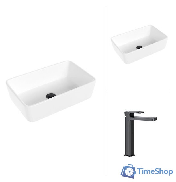 Умывальник Lauter 21674A + Cascade 21СК0655BS - Изображение №1 — Интернет-магазин Time-Shop