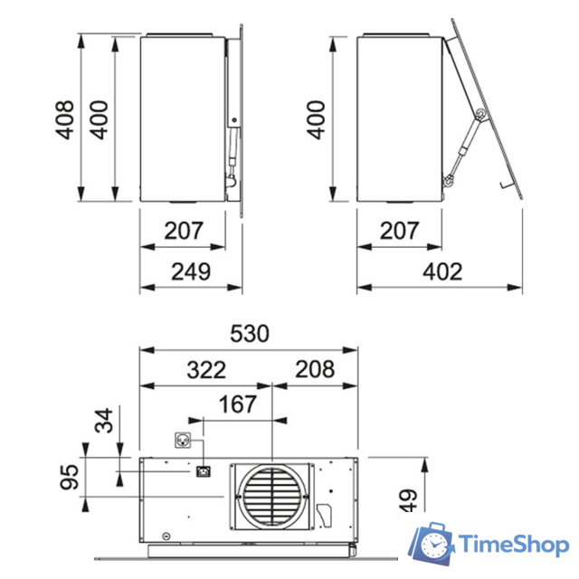 Кухонная вытяжка Franke Maris Free 80 330.0542.181 - Изображение №6 — Интернет-магазин Time-Shop