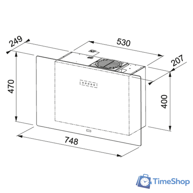 Кухонная вытяжка Franke Maris Free 80 330.0542.181 - Изображение №5 — Интернет-магазин Time-Shop