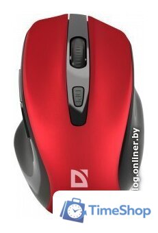 Мышь Defender Prime MB-053 (красный) - Изображение №2 — Интернет-магазин Time-Shop