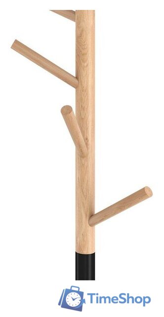 Вешалка для одежды Sheffilton SHT-CR25 (прозрачный лак/черный/мрамор) - Изображение №4 — Интернет-магазин Time-Shop