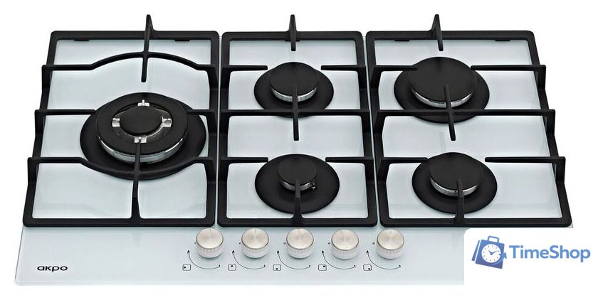Варочная панель Akpo PGA 755 WGC-T WH - Изображение №1 — Интернет-магазин Time-Shop