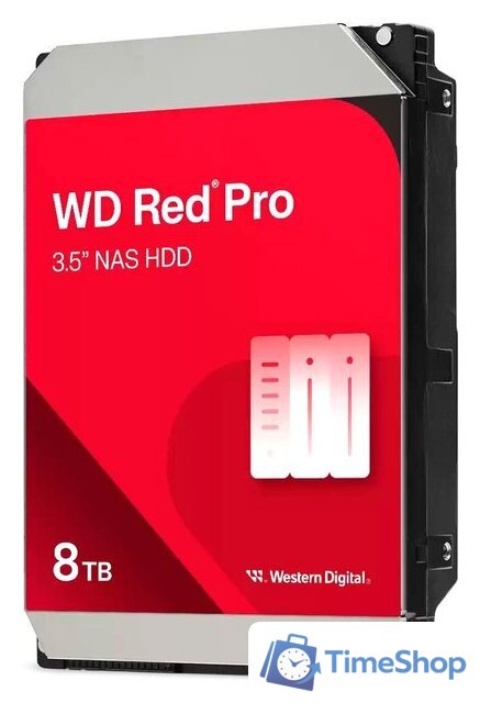 Жесткий диск WD Red Pro 8TB WD8005FFBX - Изображение №1 — Интернет-магазин Time-Shop