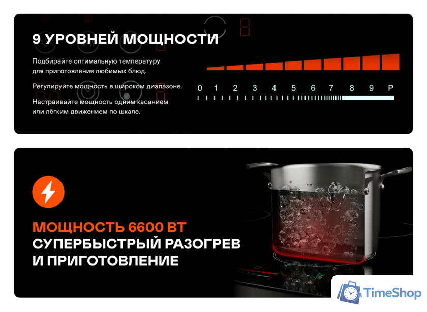 Варочная панель Garlyn H-400 - Изображение №2 — Интернет-магазин Time-Shop