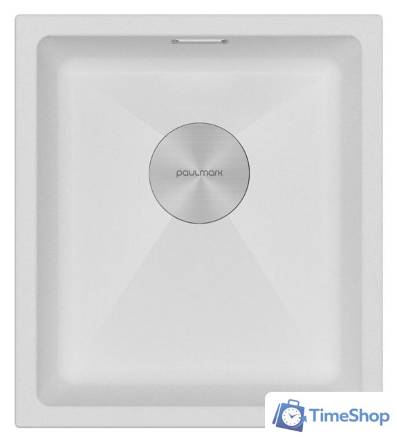 Кухонная мойка Paulmark IT-Granit Lumi 41 Uni LU41-WH (белый) - Изображение №1 — Интернет-магазин Time-Shop