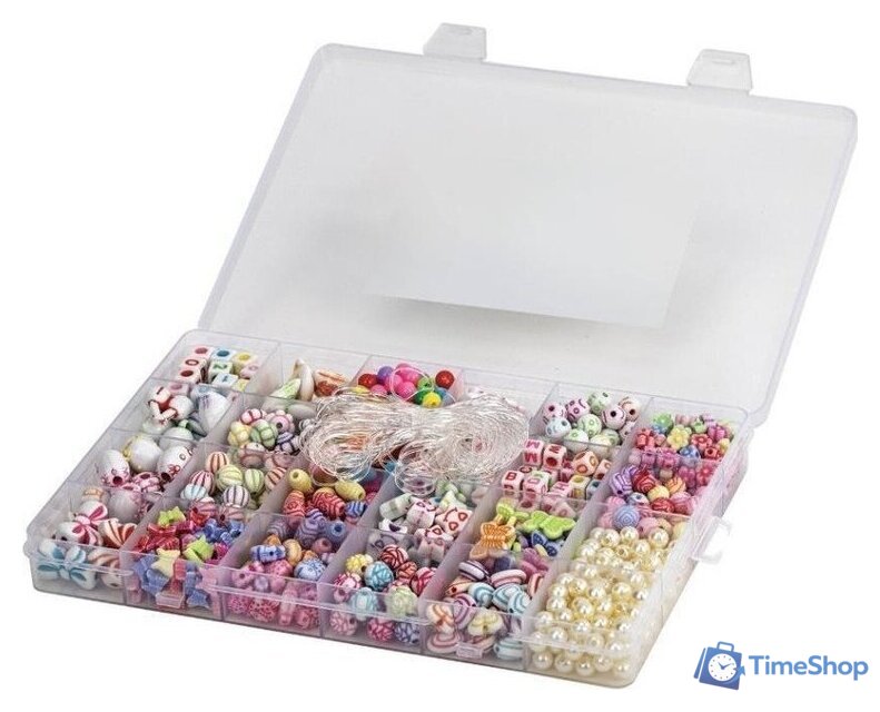 Бусины BRAUBERG Beads set 664695 (450 шт) - Изображение №2 — Интернет-магазин Time-Shop