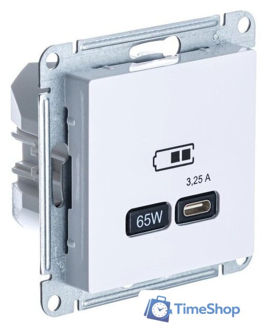 Розетка Type-C Systeme Electric AtlasDesign ATN000127 - Изображение №1 — Интернет-магазин Time-Shop