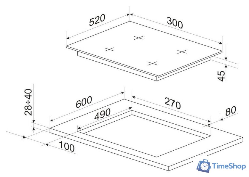 Варочная панель Hansa BHKS330300 - Изображение №2 — Интернет-магазин Time-Shop