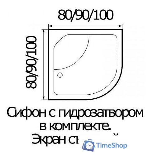 Душевая кабина River Nara 80/43 MT - Изображение №2 — Интернет-магазин Time-Shop
