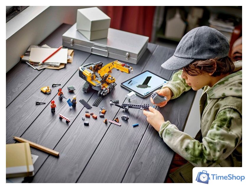 Конструктор LEGO City 60420 Желтый экскаватор - Изображение №9 — Интернет-магазин Time-Shop