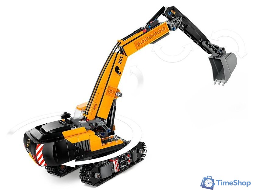 Конструктор LEGO City 60420 Желтый экскаватор - Изображение №4 — Интернет-магазин Time-Shop