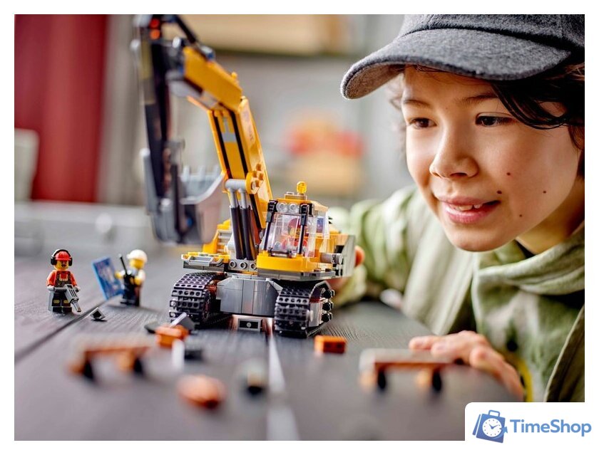 Конструктор LEGO City 60420 Желтый экскаватор - Изображение №8 — Интернет-магазин Time-Shop