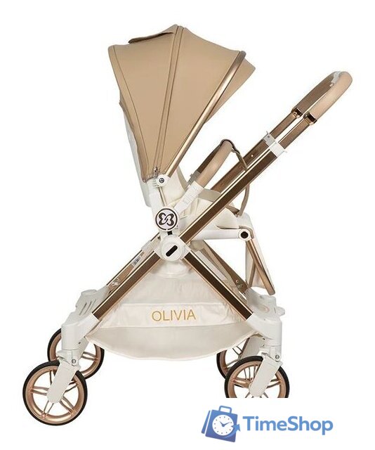 Коляска прогулочная «книга» Farfello Olivia (кварцевый песок) - Изображение №4 — Интернет-магазин Time-Shop