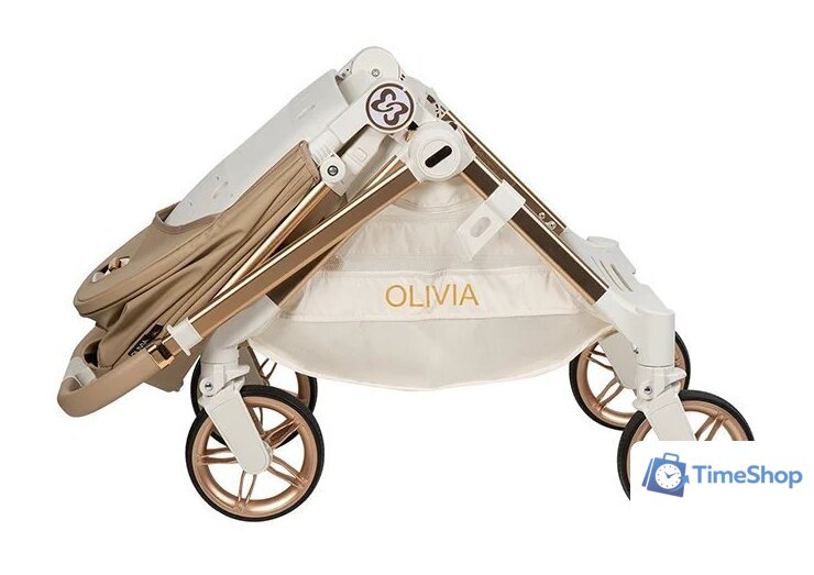 Коляска прогулочная «книга» Farfello Olivia (кварцевый песок) - Изображение №14 — Интернет-магазин Time-Shop
