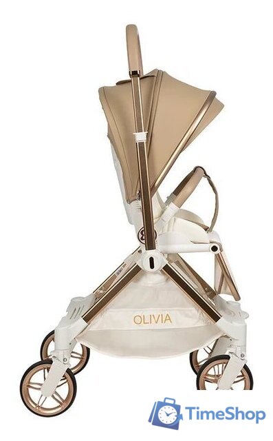 Коляска прогулочная «книга» Farfello Olivia (кварцевый песок) - Изображение №3 — Интернет-магазин Time-Shop