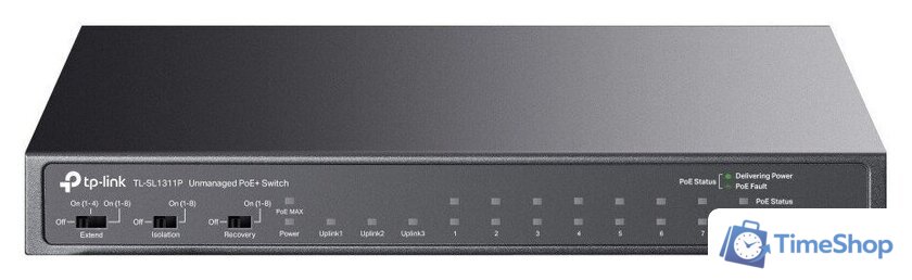 Неуправляемый коммутатор TP-Link TL-SL1311P - Изображение №1 — Интернет-магазин Time-Shop