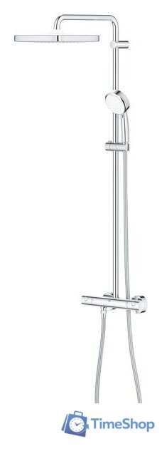 Душевая система  Grohe Tempesta Cosmopolitan System 250 Cube 26689000 - Изображение №3 — Интернет-магазин Time-Shop