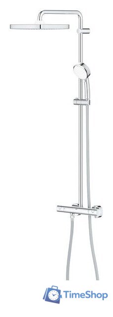 Душевая система  Grohe Tempesta Cosmopolitan System 250 Cube 26689000 - Изображение №3 — Интернет-магазин Time-Shop