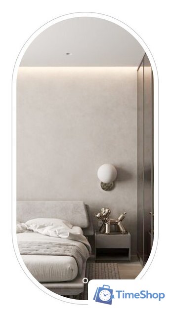  eMZe 50x100 LED.UV.50.100.BEL (белый с УФ-окантовкой и подсветкой) - Изображение №1 — Интернет-магазин Time-Shop