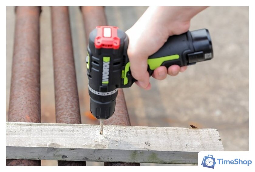 Ударная дрель-шуруповерт Worx Professional WU131X (с 2-мя АКБ, сумка) - Изображение №20 — Интернет-магазин Time-Shop