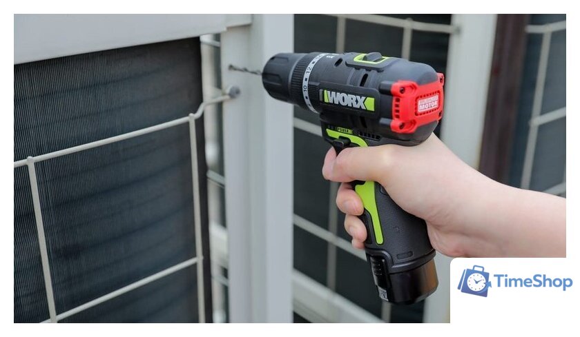 Ударная дрель-шуруповерт Worx Professional WU131X (с 2-мя АКБ, сумка) - Изображение №19 — Интернет-магазин Time-Shop