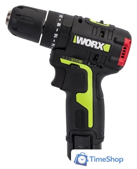 Ударная дрель-шуруповерт Worx Professional WU131X (с 2-мя АКБ, сумка) - Изображение №2 — Интернет-магазин Time-Shop