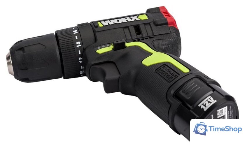 Ударная дрель-шуруповерт Worx Professional WU131X (с 2-мя АКБ, сумка) - Изображение №8 — Интернет-магазин Time-Shop
