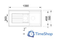 Кухонная мойка Blanco Zia 6 S (темная скала) [518940] - Изображение №2 — Интернет-магазин Time-Shop