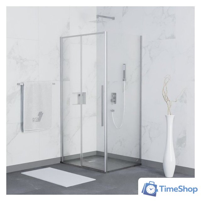 Душевой уголок RGW SV-42 (SV-12 + Z-050-2) 32324274-011 140x70 (хром/прозрачное стекло) - Изображение №1 — Интернет-магазин Time-Shop