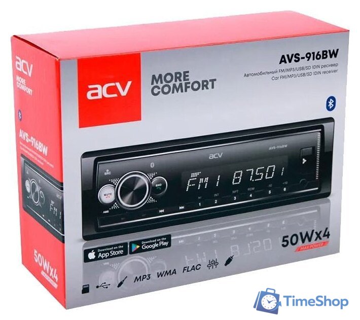 USB-магнитола ACV AVS-916BW - Изображение №3 — Интернет-магазин Time-Shop