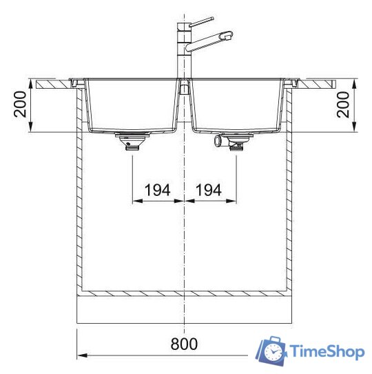 Кухонная мойка Franke Sirius 2.0 S2D 620-35-35 143.0618.690 (снежно-белый) - Изображение №3 — Интернет-магазин Time-Shop
