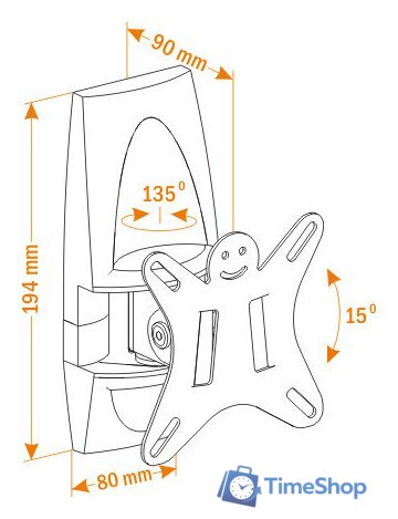 Кронштейн для телевизора Holder LCDS-5003 - Изображение №2 — Интернет-магазин Time-Shop