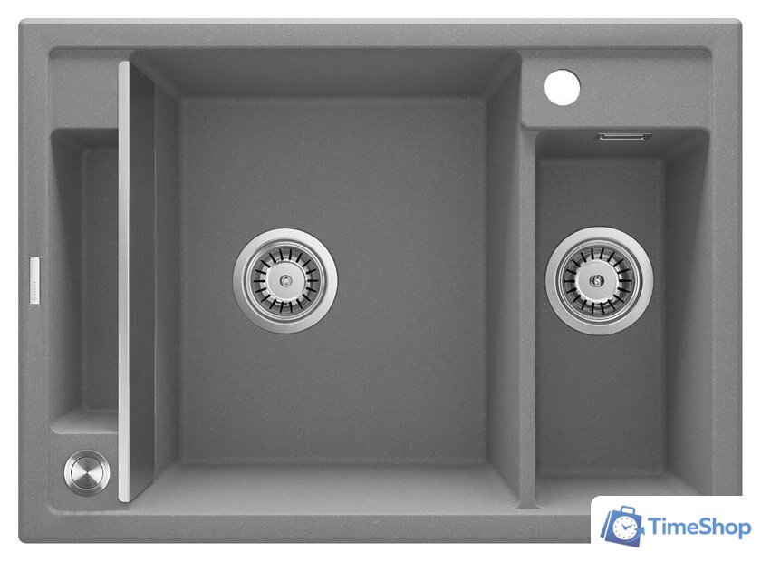Кухонная мойка Deante Magnetic ZRM S503 (серый металлик) - Изображение №1 — Интернет-магазин Time-Shop