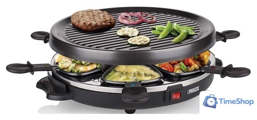 Раклетница Princess 162725 Raclette 6 Grill Party - Изображение №4 — Интернет-магазин Time-Shop