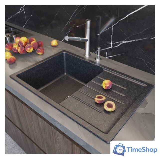 Кухонная мойка Mixline ML-GM19 551982 (черный) - Изображение №4 — Интернет-магазин Time-Shop