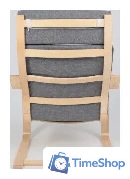 Интерьерное кресло AksHome Relax (ткань, серый QS-9) - Изображение №5 — Интернет-магазин Time-Shop