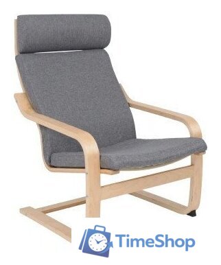 Интерьерное кресло AksHome Relax (ткань, серый QS-9) - Изображение №1 — Интернет-магазин Time-Shop