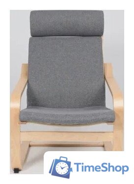 Интерьерное кресло AksHome Relax (ткань, серый QS-9) - Изображение №2 — Интернет-магазин Time-Shop