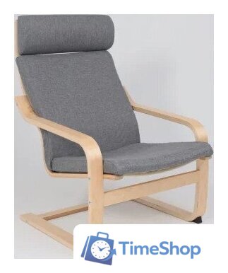 Интерьерное кресло AksHome Relax (ткань, серый QS-9) - Изображение №3 — Интернет-магазин Time-Shop